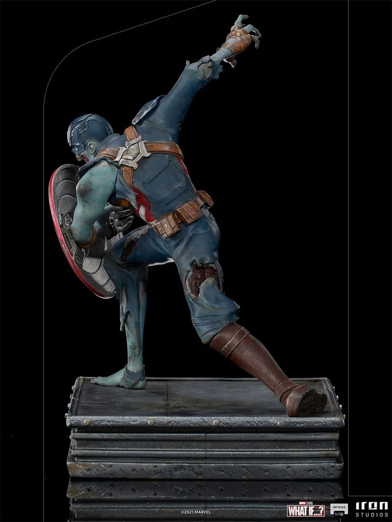 Iron Studios Marvel What if...? Zombie Captain America Art Scale 1/10 Scale Polystone Statue